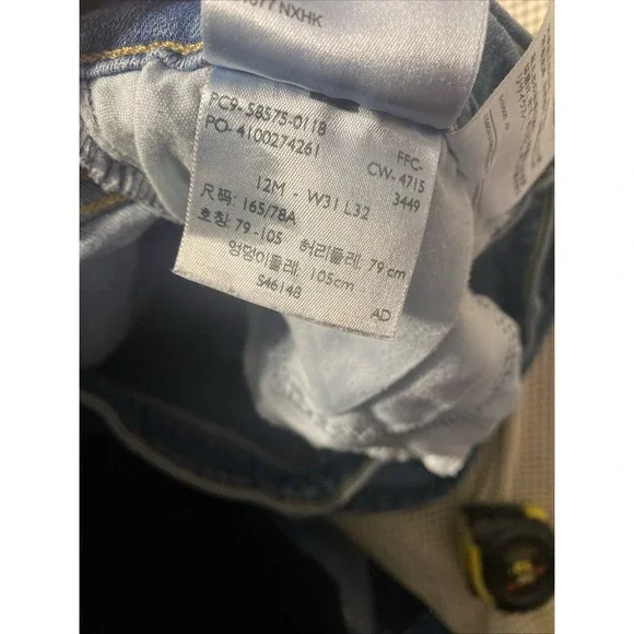 Levi's Mid Rise Skinny Lightweight Stretch Denim Jeans 12 - Picture 5 of 5